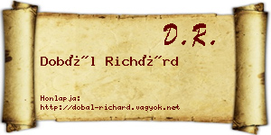 Dobál Richárd névjegykártya
